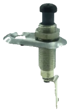 Sensor de cabine em metal, tipo êmbolo com suporte de fixação