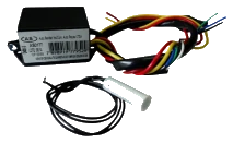 Módulo de sensor de desengate com chicote de fios coloridos e conector