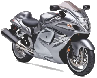 Motocicleta esportiva prata — imagem de banco de imagens usada pela SASTRAC para ilustrar o produto Moto